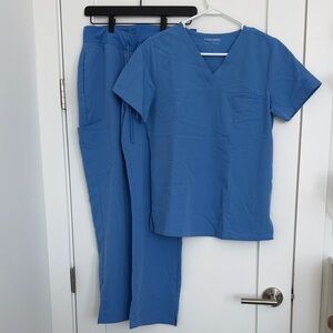 Blue Scrub Set by Mandala